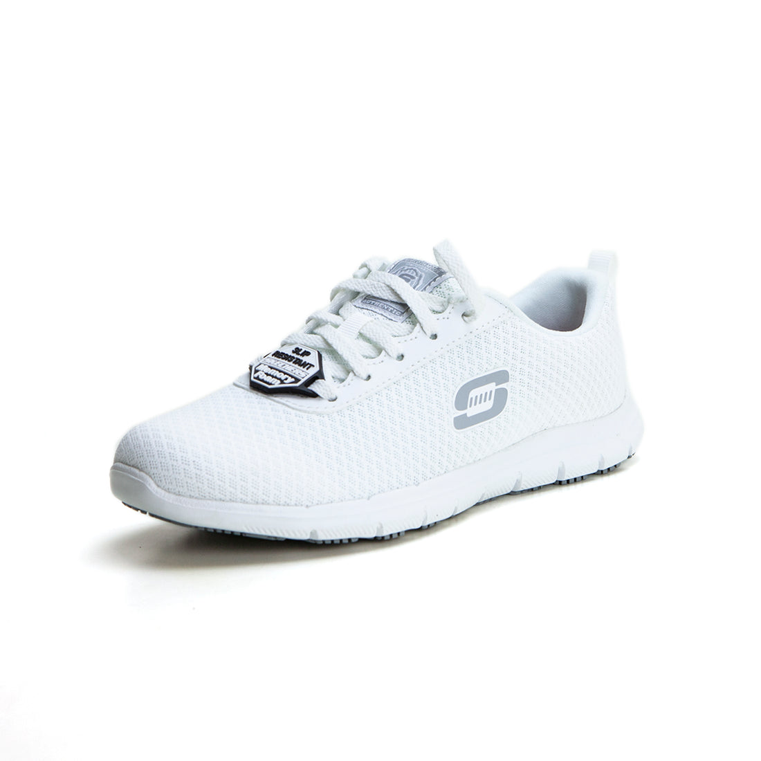 SKECHERS 77210EC Deportivo de trabajo antideslizante blanco