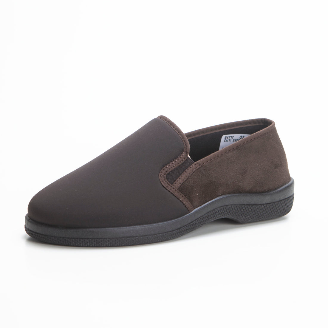 Zapatilla de casa de hombre LICRA ABOT ELAST MARRON