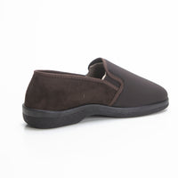 Zapatilla de casa de hombre LICRA ABOT ELAST MARRON