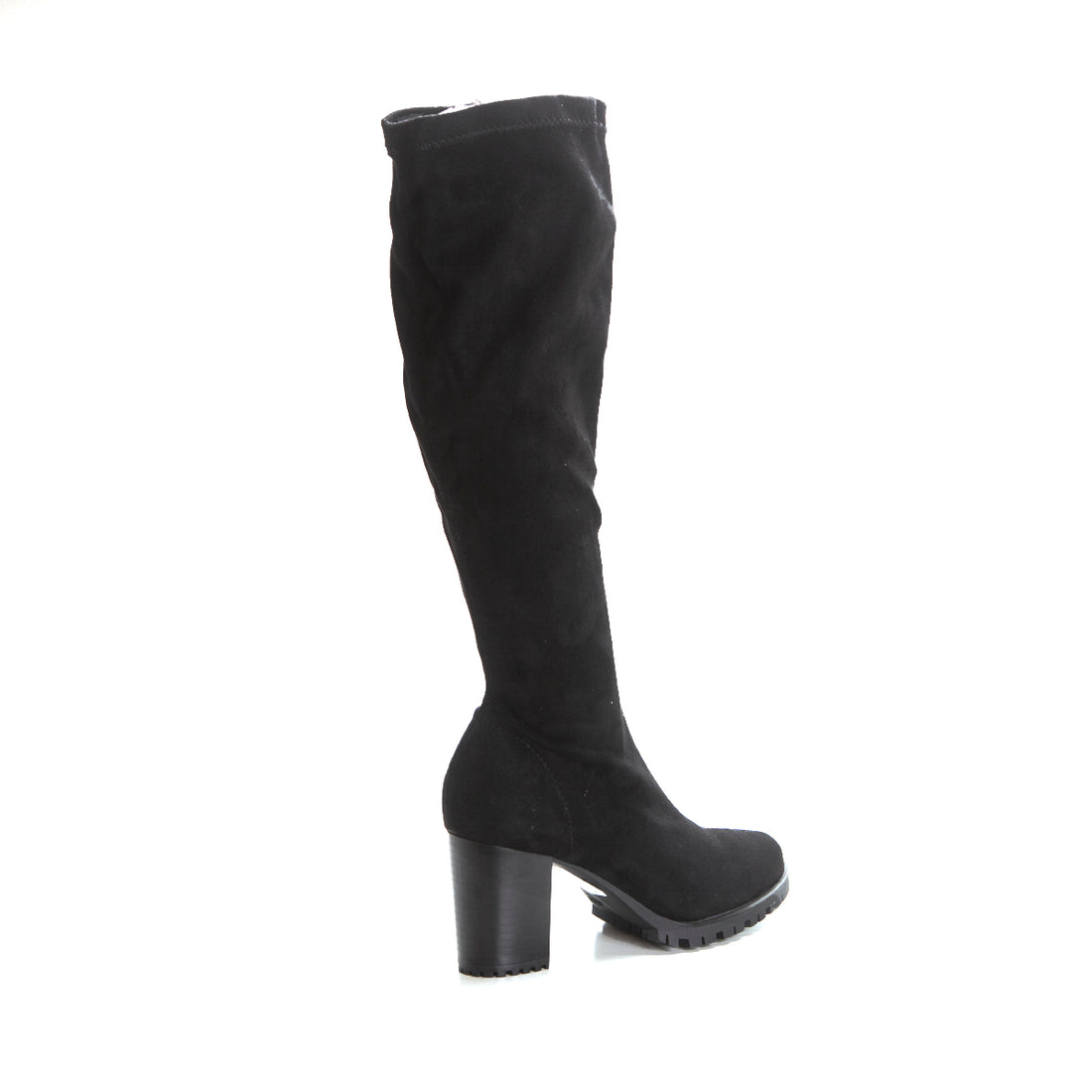 BOTA ALTA ELASTICA NEGRO