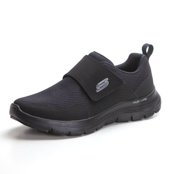 SKECHERS 894159 Deportivo velcro hombre negro.