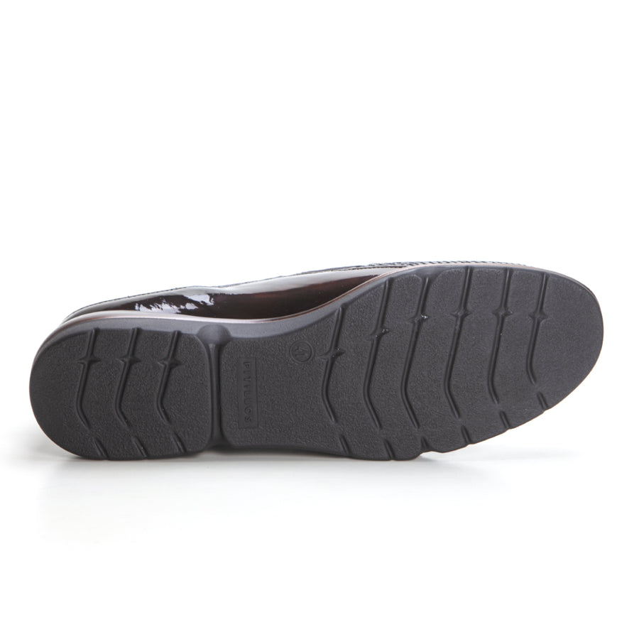 PITILLOS 1602 ZAPATO ABOTINADO REPTIL MARRON