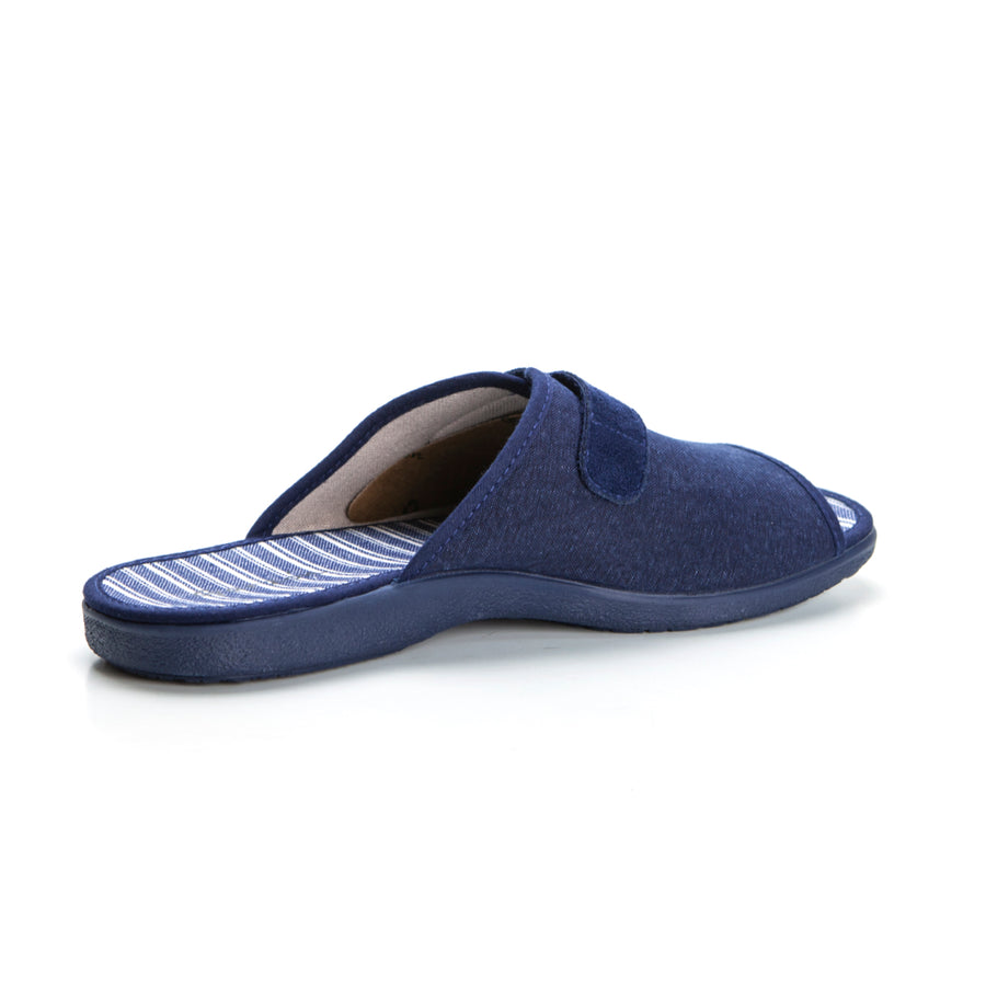 Garzón 6961.127 Zapatilla de estar por casa hombre destalonada  velcro marino