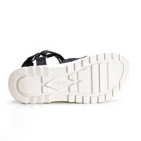 Clarks DASHLITE CROSS - Sandalias con plataforma negro.