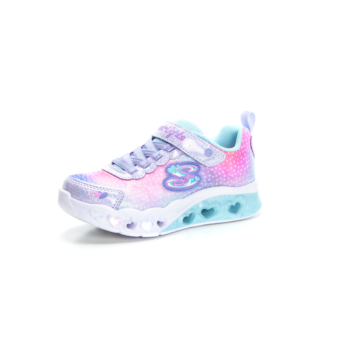 SKECHERS 302315L DEPORTIVO LUCES CORAZON LAVANDA