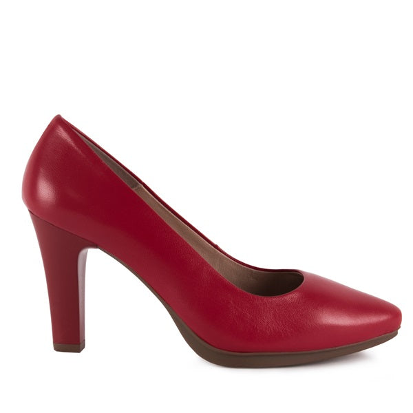CHAMBY 4330 Zapato de salón confort rojo