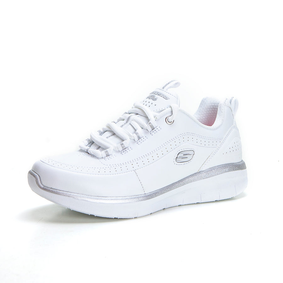 Skechers 12363 Deportivo Sinergy napa blanco plata