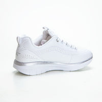 Skechers 12363 Deportivo Sinergy napa blanco plata