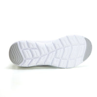 Skechers 150206 Deportiva ligera confort combinado blanco plata