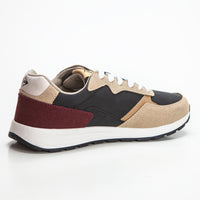 Dunlop 35921 Deportivo casual combinado camel negro