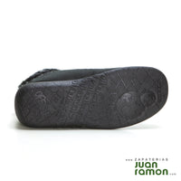 Ladi Vulladi 3216-140 -- zapatillas de casa negras calientes