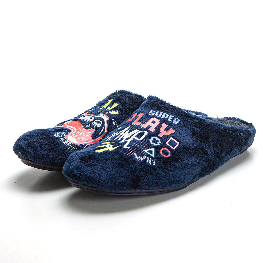 Vuladi 4611-23 Zapatilla de estar por casa videojuegos marino.