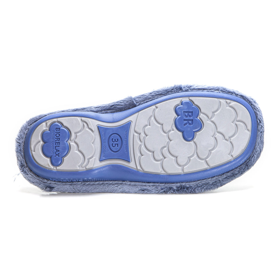 BIORELAX 4558 Zapatilla de estar por casa destalonada lunares azafata