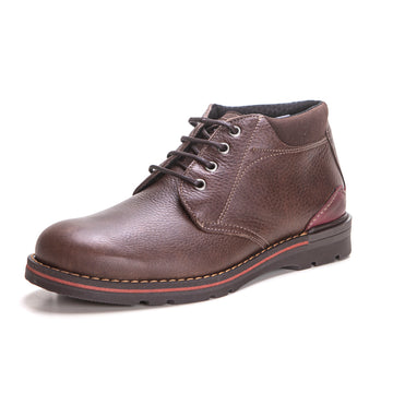 BAERCHI 5066 BOTÍN LISO CON CORDONES NEGRO