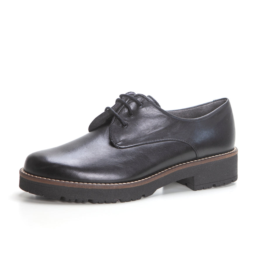 PITILLOS 5373 ZAPATO BLUCHER DE MUJER LISO NEGRO