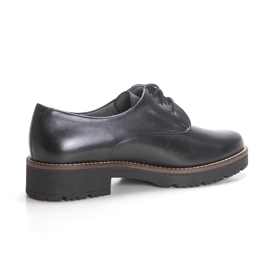 PITILLOS 5373 ZAPATO BLUCHER DE MUJER LISO NEGRO