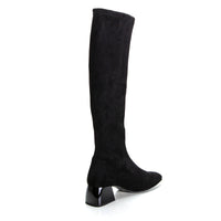 MISS ELASTIC 77663 BOTA ALTA ELÁSTICA DE TACÓN MEDIO NEGRO