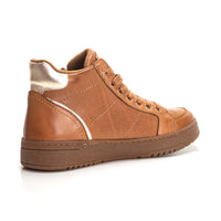 CARMELA 16107 BOTÍN DEPORTIVO CON CREMALLERA CAMEL
