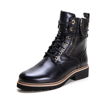 CARMELA 161028 BOTA MILITAR CON CREMALLERA NEGRO