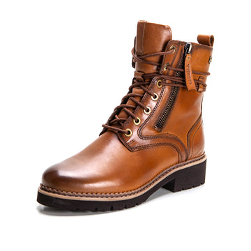 CARMELA 161028 BOTA MILITAR CON CREMALLERA CAMEL