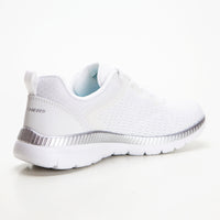 SKECHERS 12607 DEPORTIVA FLEX BLANCO PLATA