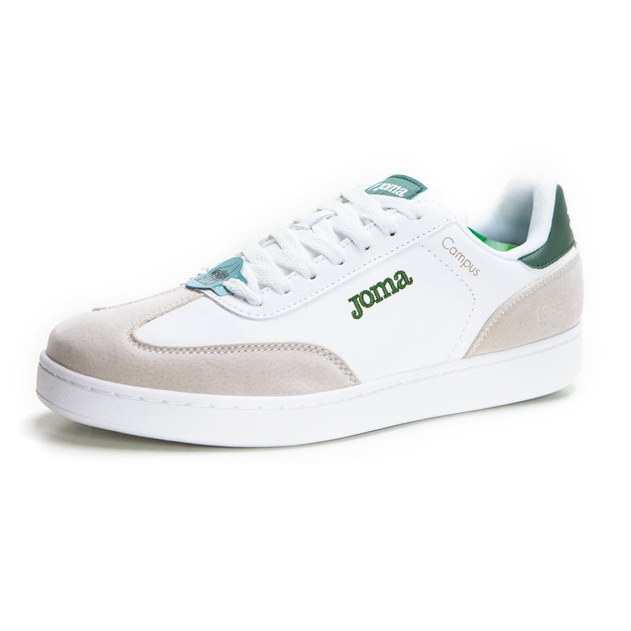 JOMA CAMPUS Deportiva retro blanca verde