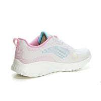 Skechers 117208 Deportivo Bobs Squad multicolor blanco