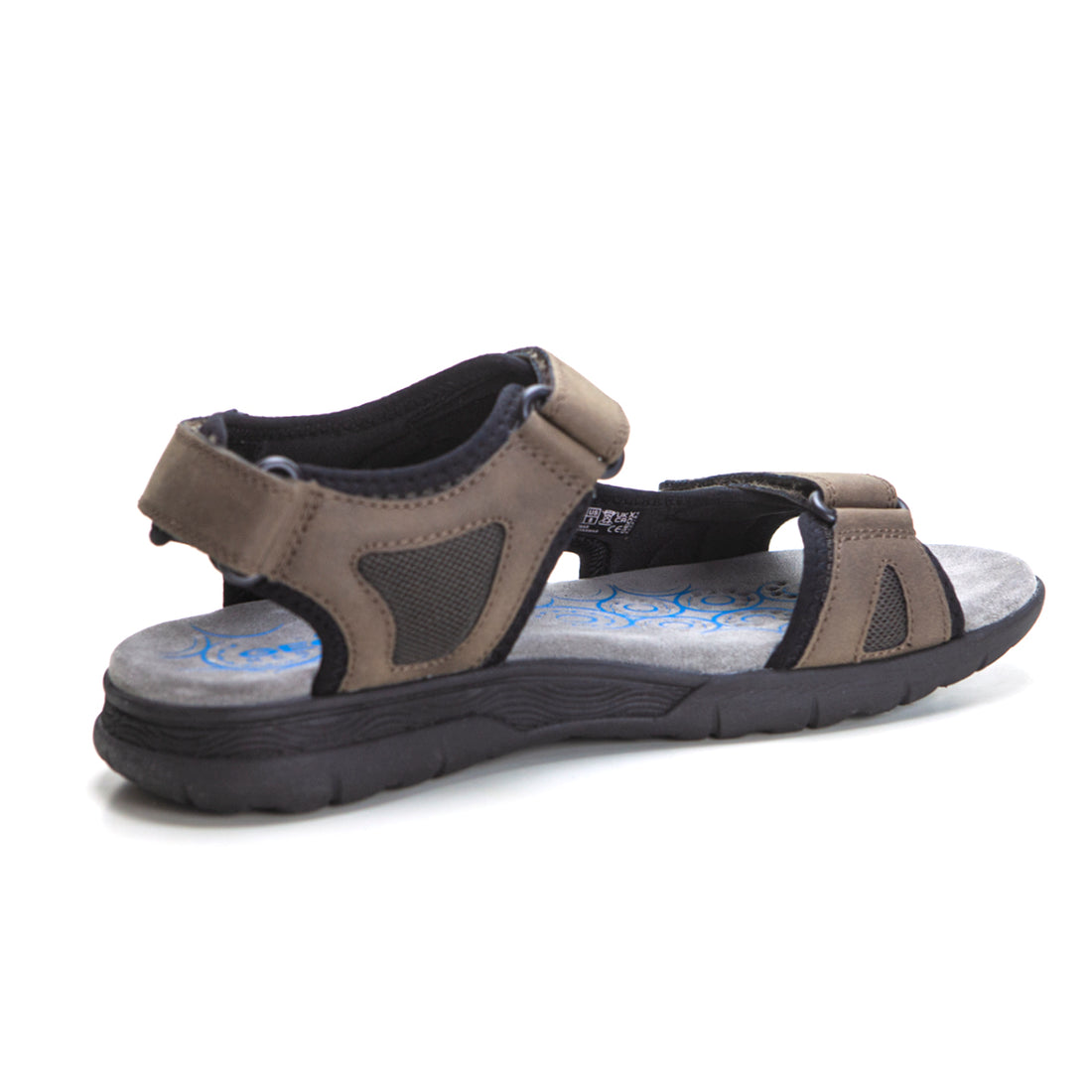 GEOX U25ELA Sandalia con velcros café