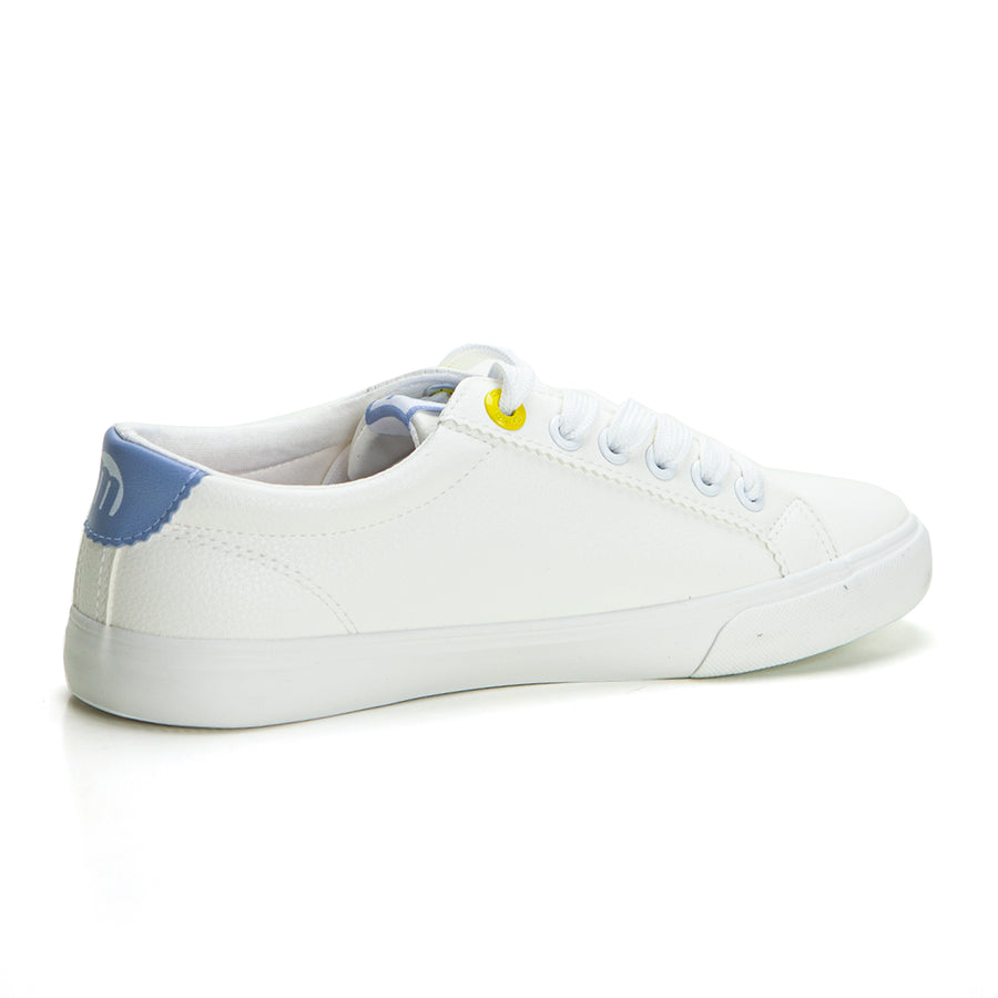 MUSTANG 60142 Zapatilla blanca lisa