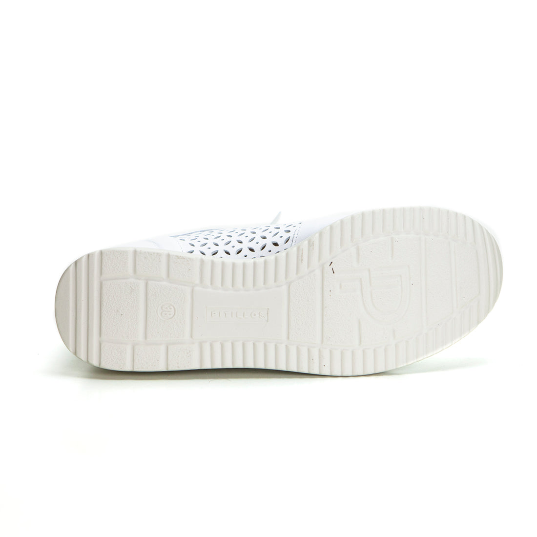 Pitillos 5664 Zapato deportivo calado blanco