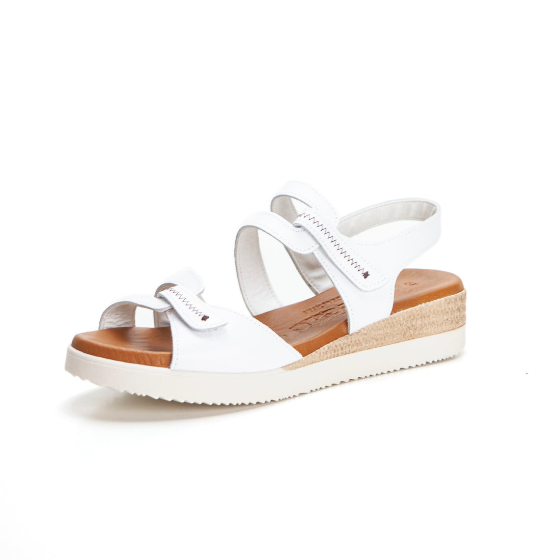 Jordana 681-2489 Sandalia con velcros blanco