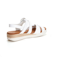 Jordana 681-2489 Sandalia con velcros blanco