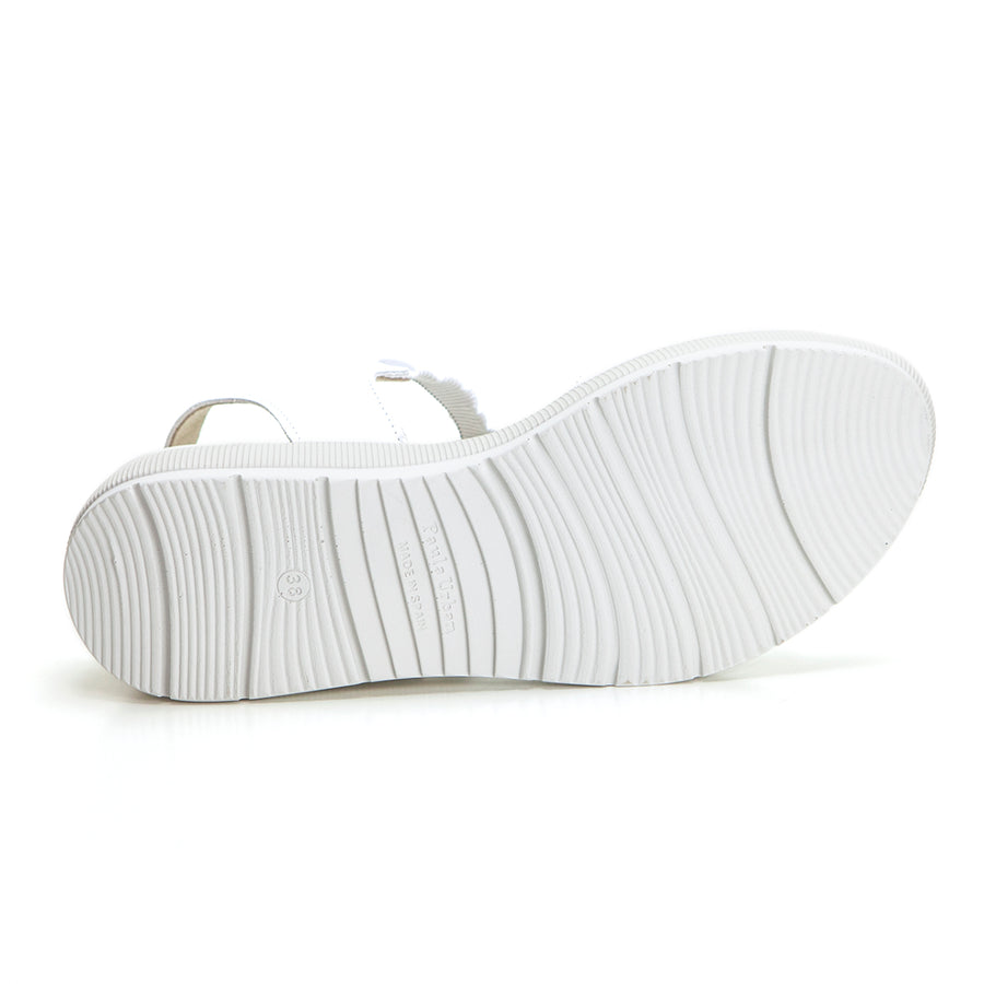 Paula Urban 8-216 Sandalia con plataforma blanco