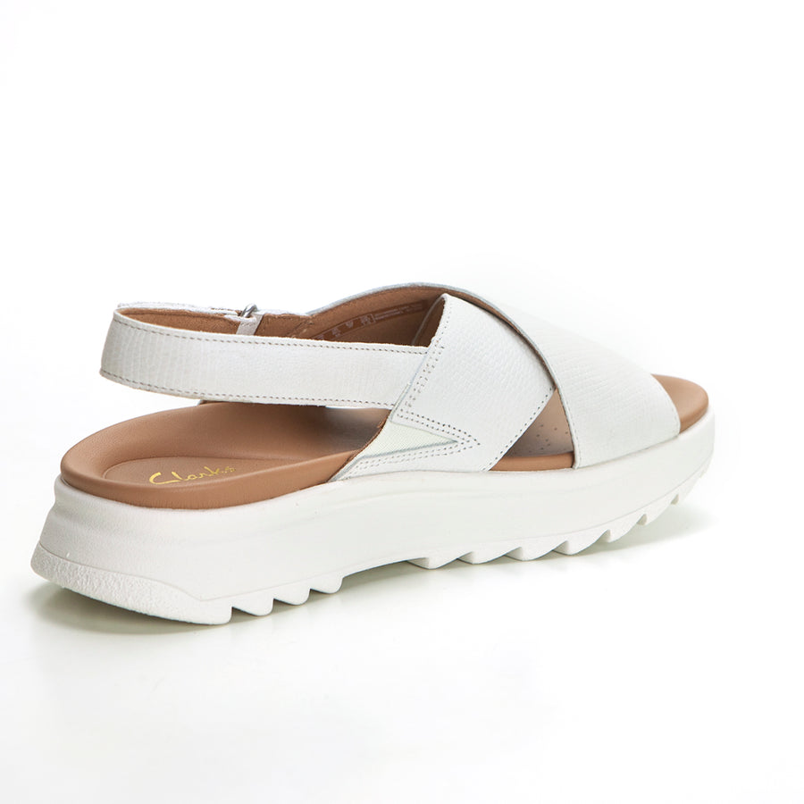 Clarks Dash Lite Wish Sandalia con plataforma hielo.