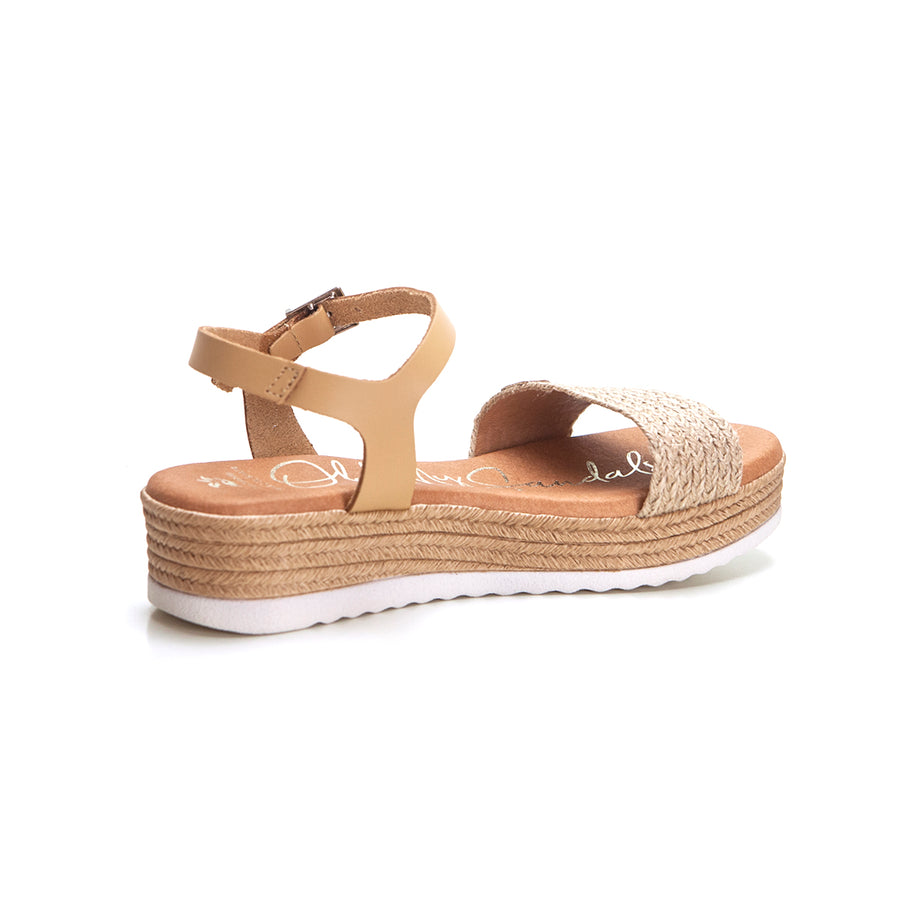 Oh my sandals 5426 Sandalia plataforma camel