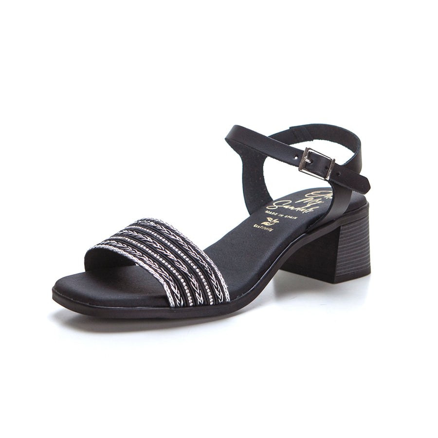 Oh my sandals 5352 Sandalia de tacón medio negro