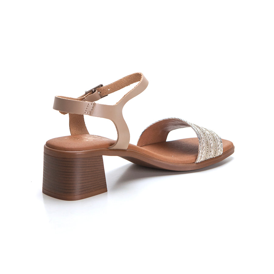 Oh my sandals 5352 Sandalia de tacón medio taupe