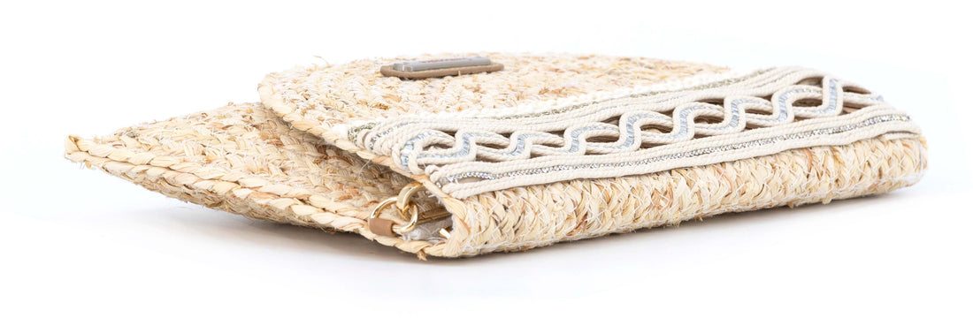 SIMOSASTRE Clutch Santorini Cartera de palma