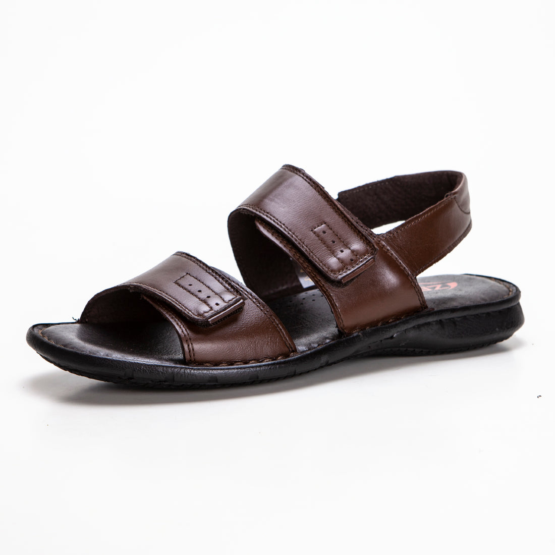 ZEN 6756 Sandalia hombre con 2 velcros marrón