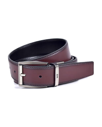 Bellido 419/32 Cinturón reversible granate / negro