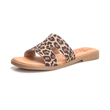 Tekila 141 Sandalia Zueco plano leopardo