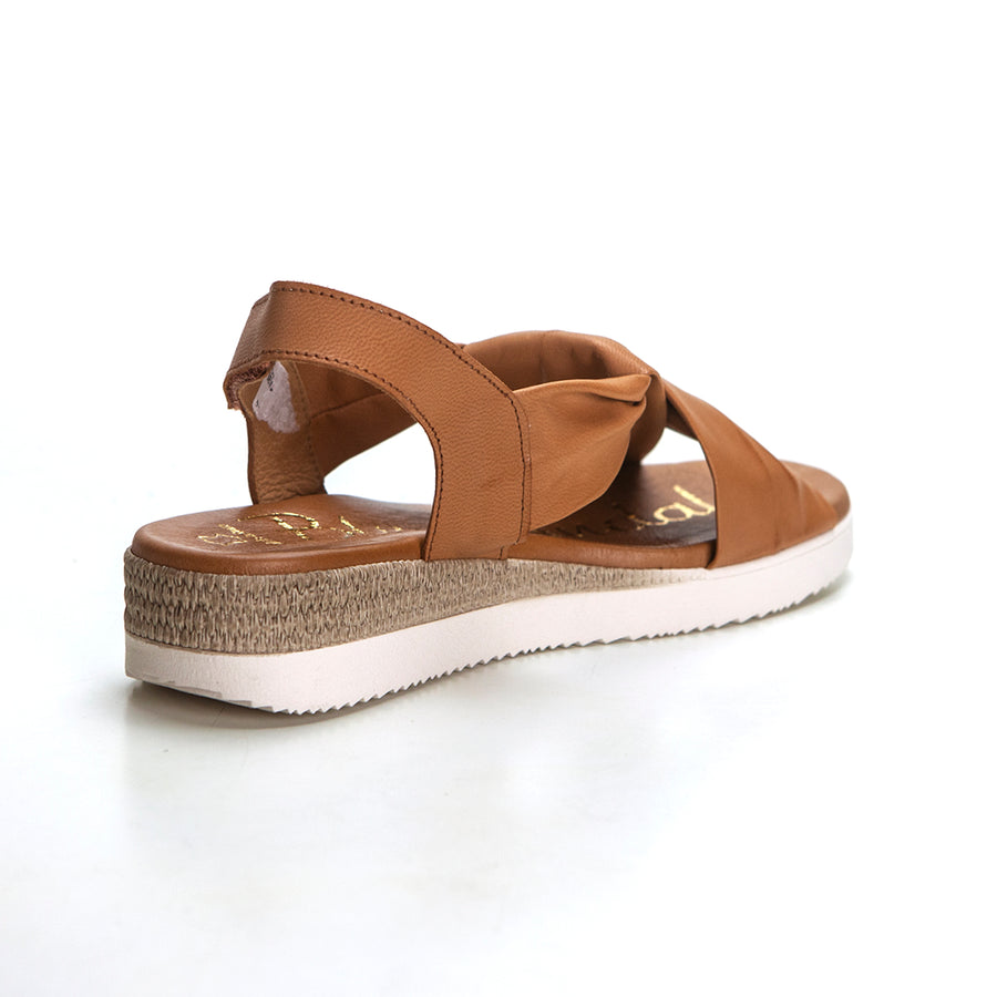 BluSandal 801 Sandalia nudo plataforma cuero