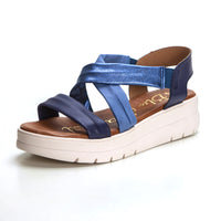 BluSandal 1601 Sandalia tubulares  plataforma multi azul