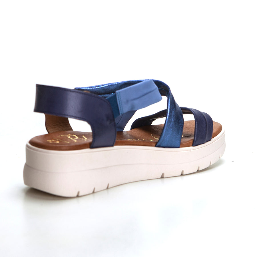 BluSandal 1601 Sandalia tubulares  plataforma multi azul