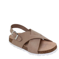 BluSandal 6017 Sandalia bio cruzada taupe