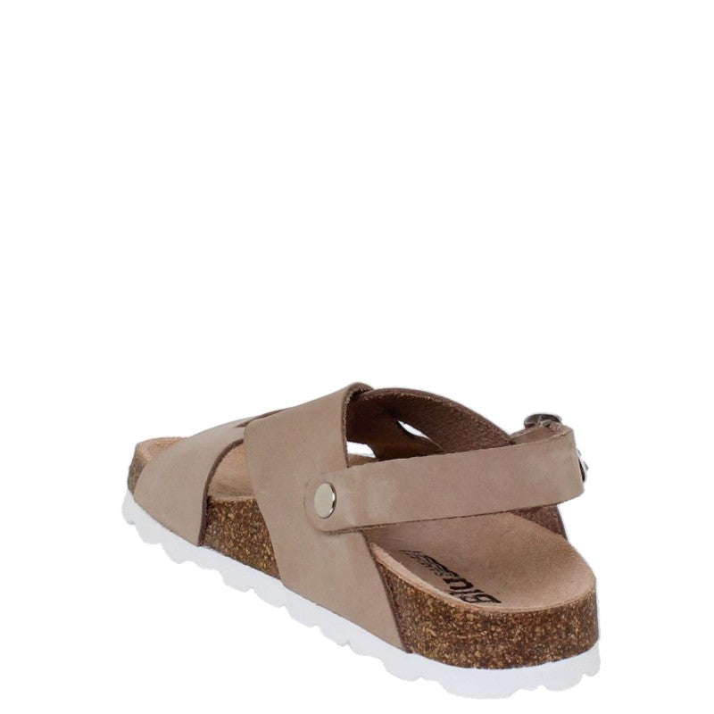 BluSandal 6017 Sandalia bio cruzada taupe