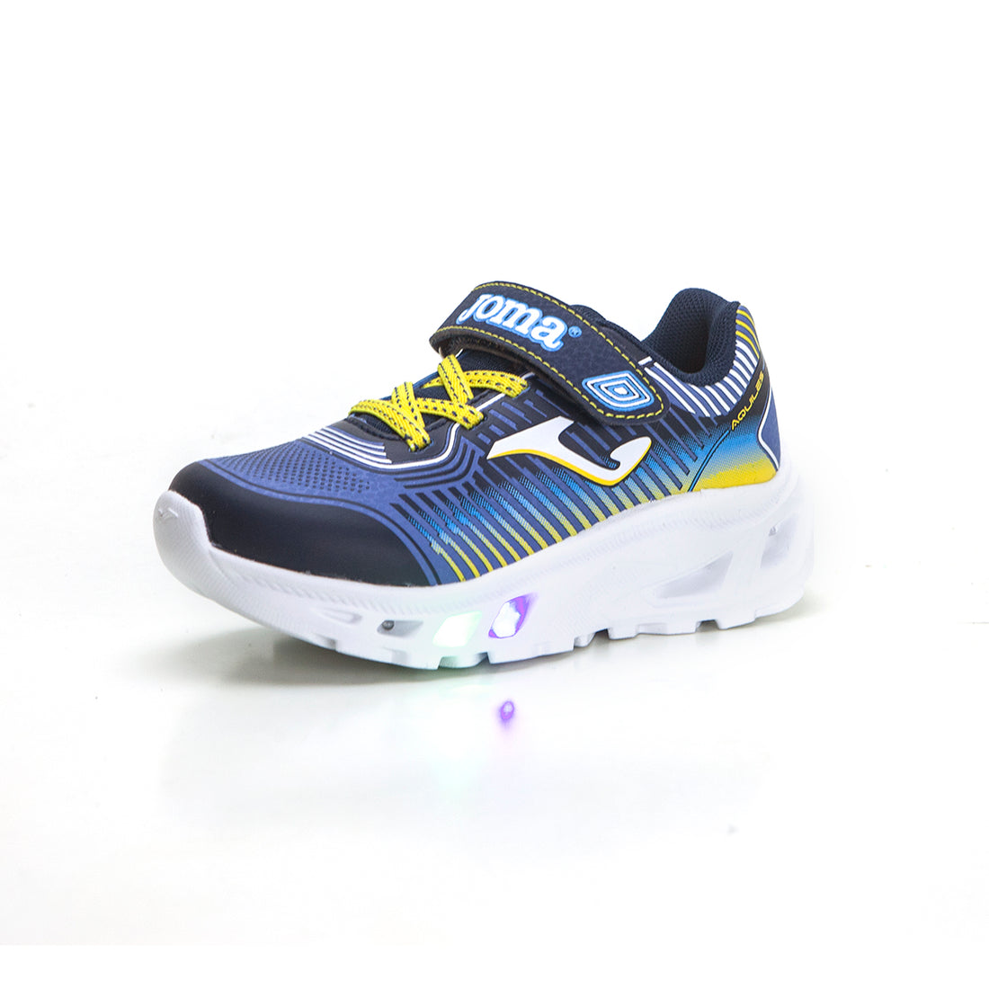 Joma Aquiles Deportiva con luces y velcro azul.