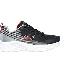 Skechers 401925-L Deportiva combinado negro plata