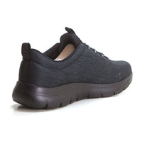 SKECHERS 232186 Deportiva hombre con elásticos negro