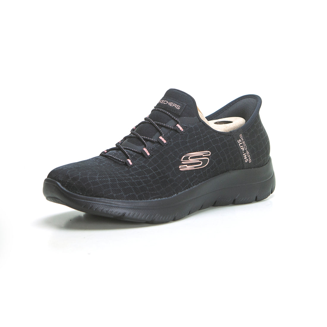 Skechers 150128 Deportivo Slip-Ins con elásticos negro